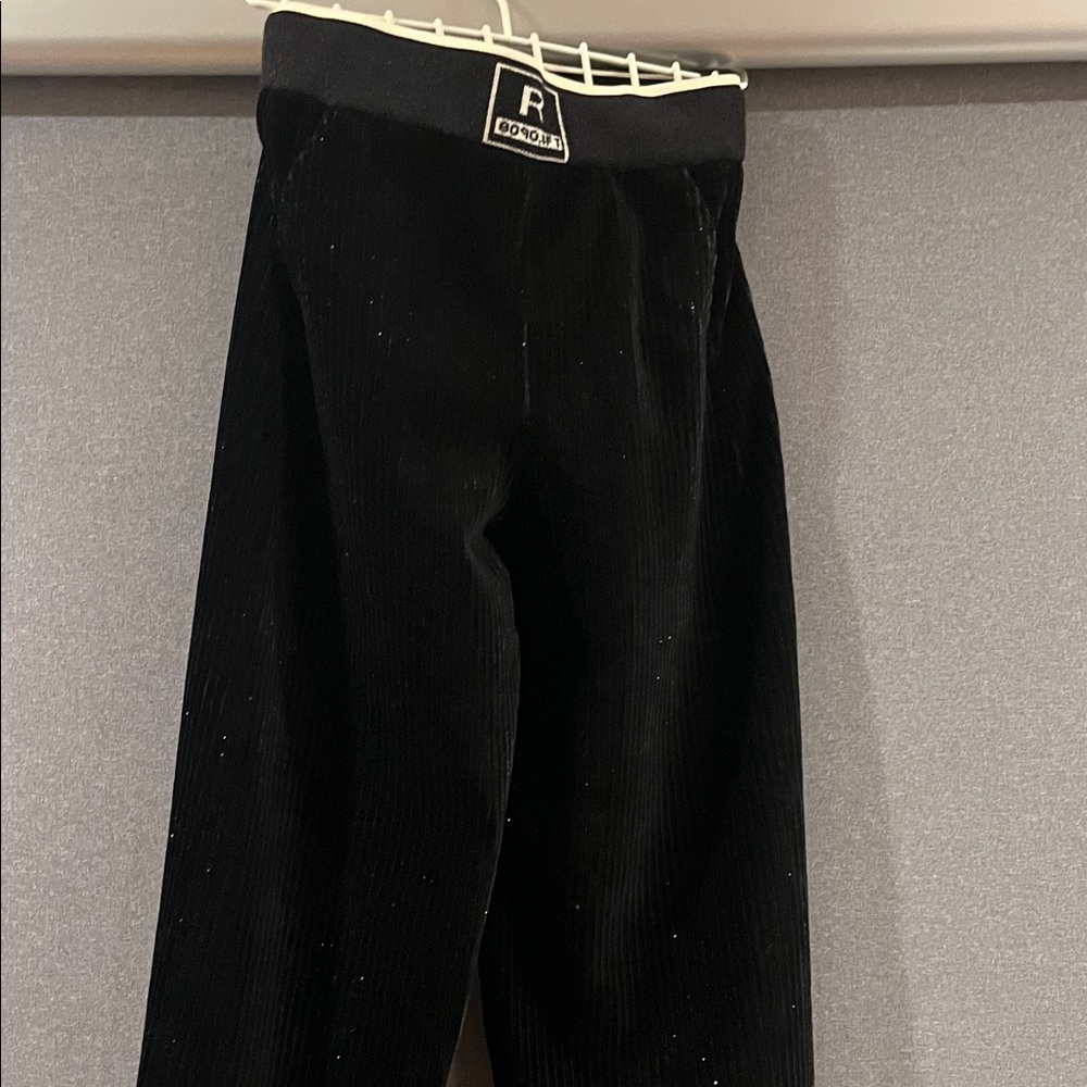 Black Velvet Pants